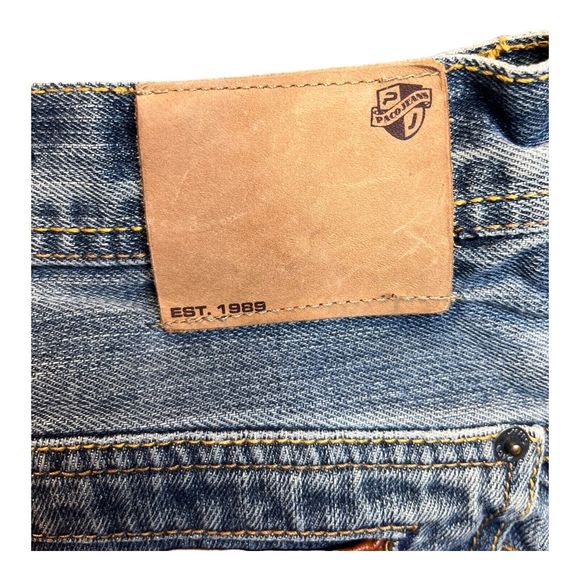 PACO Denim Company Jeans 36 X 32 Mens Blue Relaxed Fit 100% Cotton 35X30 Actual - Picture 7 of 11
